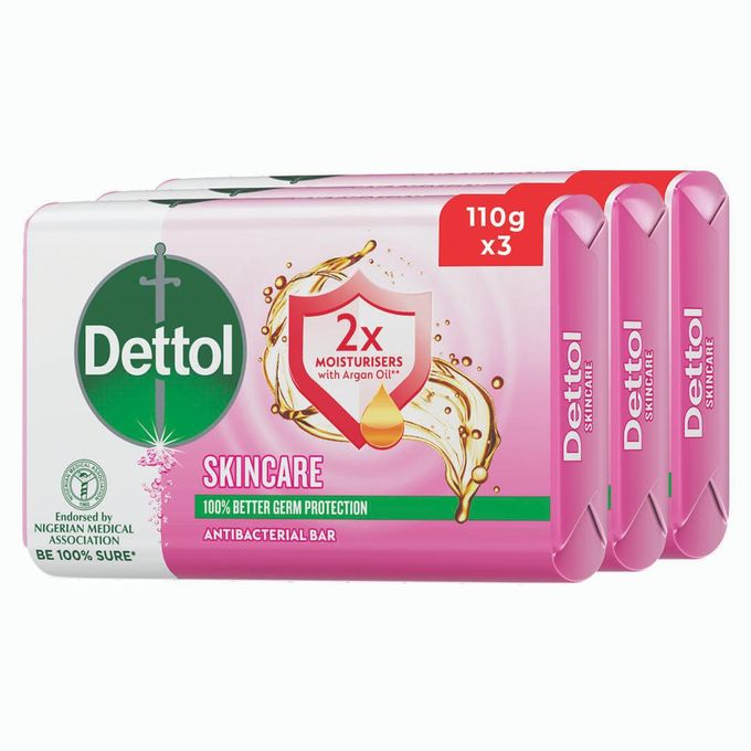 Dettol Skincare Blossom Bathing Soap - 110g (Pack Of 3)